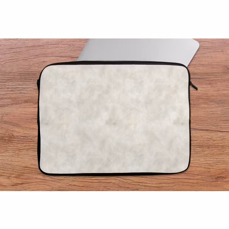 Laptophoes - Crèmebeige - Marmer - Aders — 2