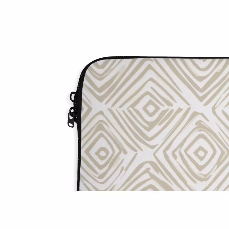 Laptophoes - Abstract - Ruit - Beige — 4