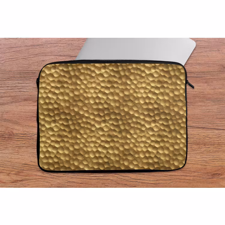Laptophoes - Metaal - Dynamisch - Goud — 2
