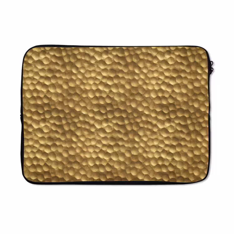 Laptophoes - Metaal - Dynamisch - Goud — 3