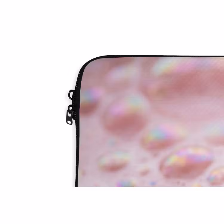 Laptophoes - Schuim - Structuur - Roze — 4