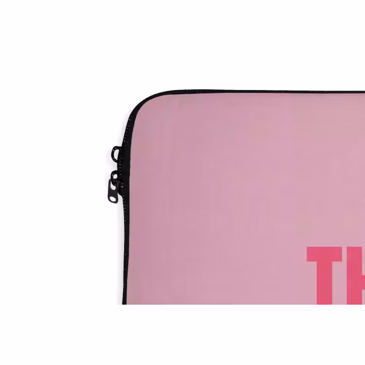 Laptophoes - Tekst - Modern - Roze — 4
