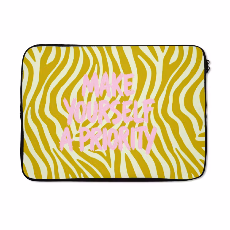 Laptophoes - Zebraprint - Priority - Roze — 3