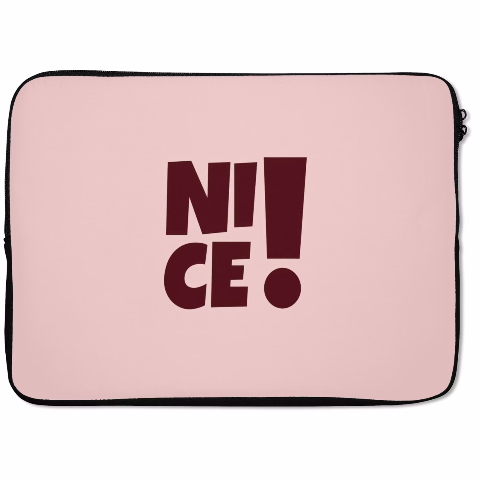 Laptophoes - Nice - Uitroepteken - Roze — 1