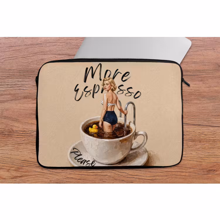 Laptophoes - More espresso - Koffie - Eend — 2