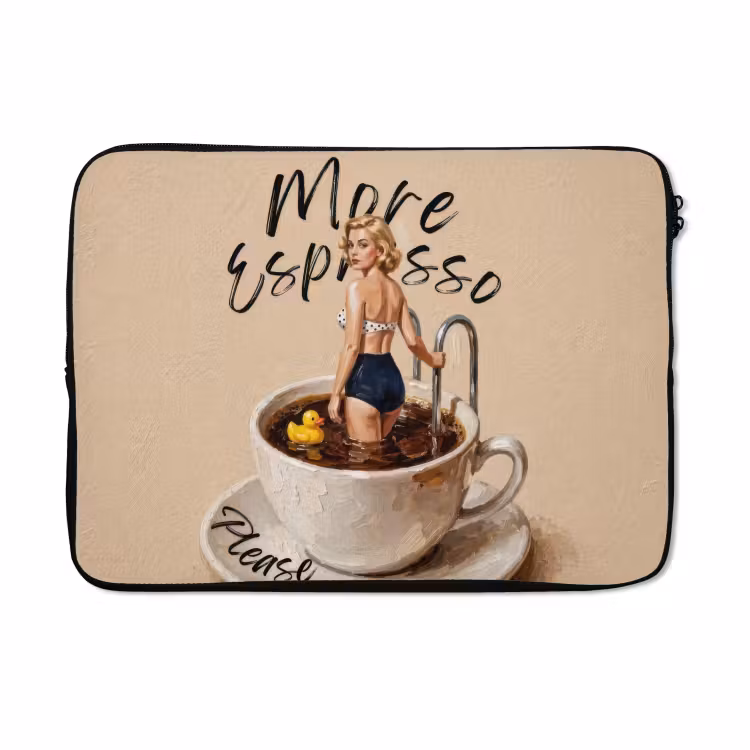 Laptophoes - More espresso - Koffie - Eend — 3