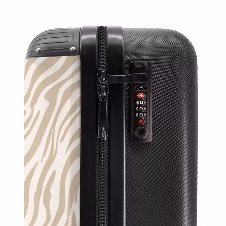 Koffer - Zebra - Patroon - Beige — 5