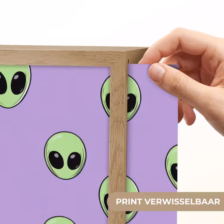 Lightbox - Wandlamp - Alien - Retro - Lila — 5