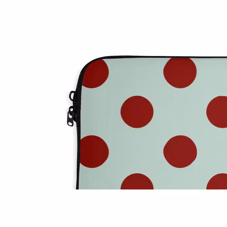 Laptophoes - Polka - Dots - Rood — 4