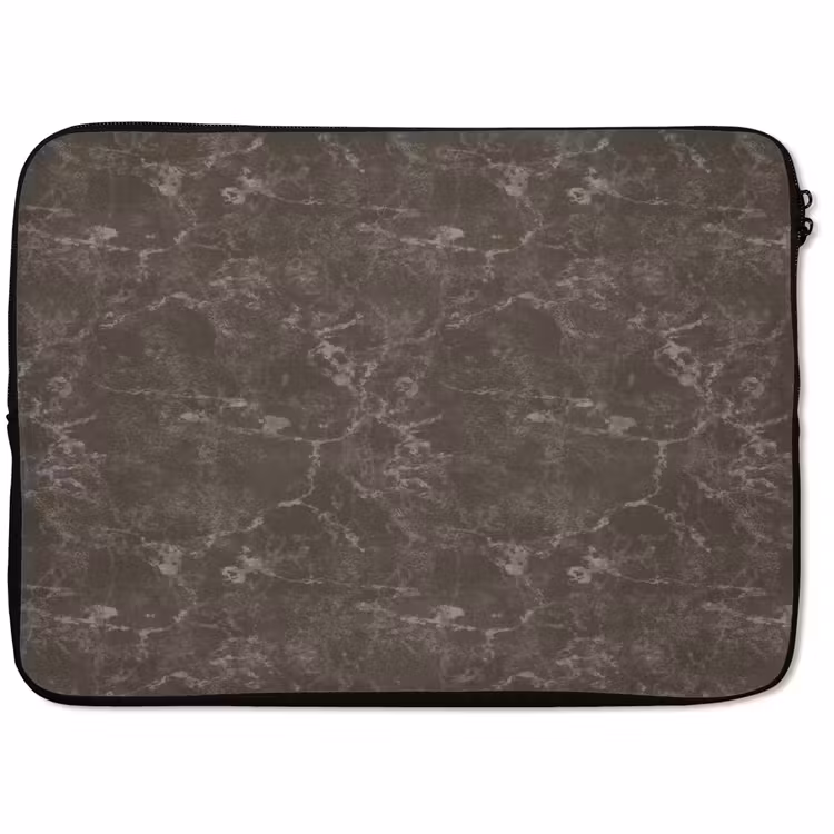 Laptophoes - Marmer - Aders - Bruin — 1
