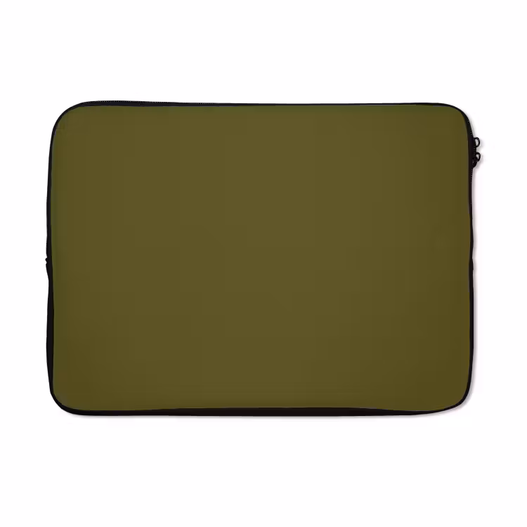 Laptophoes - Dark - Olive - Groen — 3