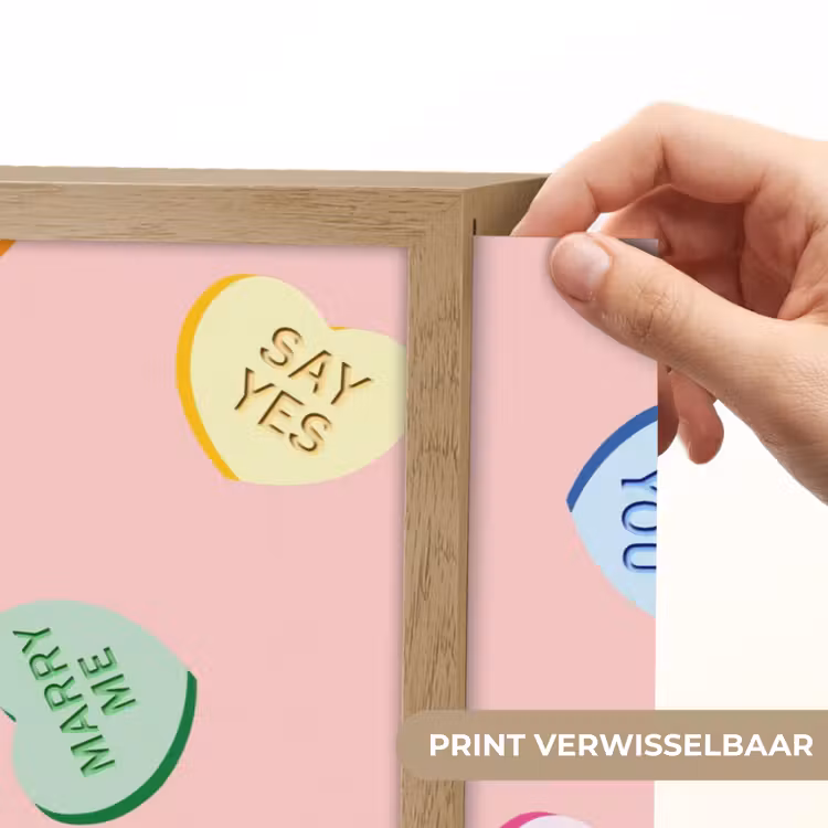 Lightbox - Wandlamp - Hart - Snoep - Pastel - Tekst — 5