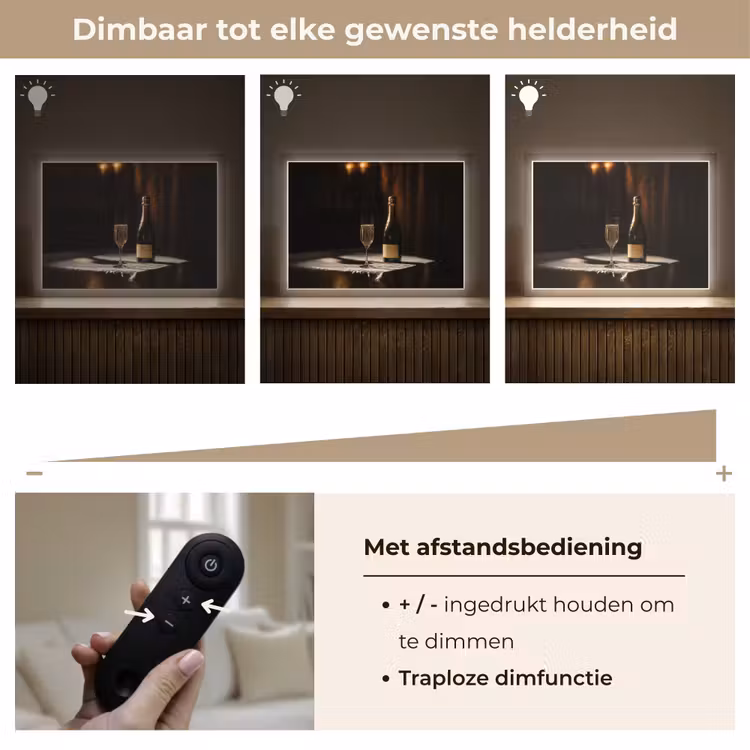 Lightbox - Wandlamp - Prosecco - Bubbels - Sfeervol - Drank — 9