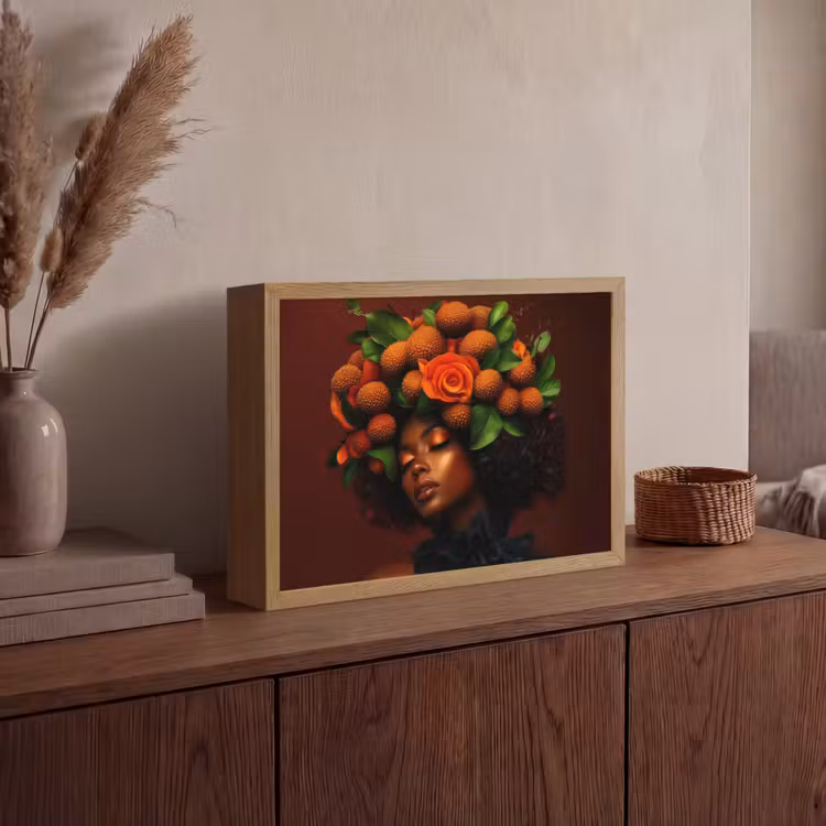 Lightbox - Wandlamp - Vrouw - lychee - exotisch — 4