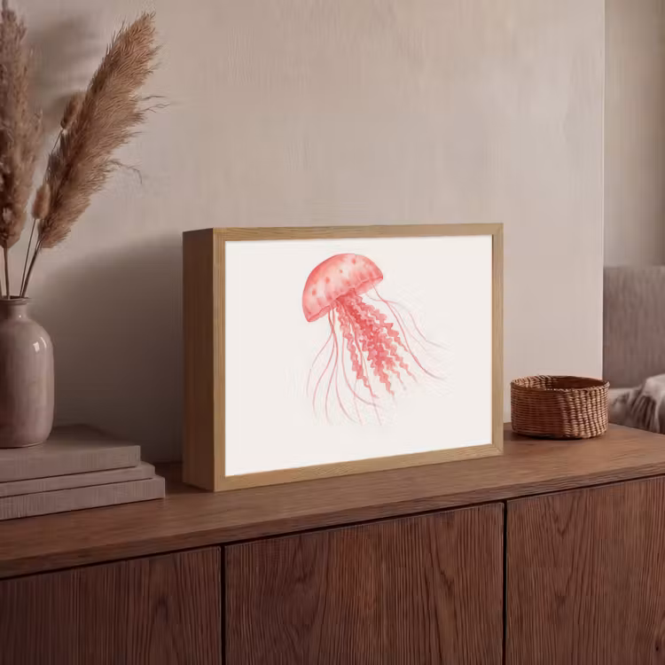 Lightbox - Wandlamp - Kwal - Tentakels - Roze — 4