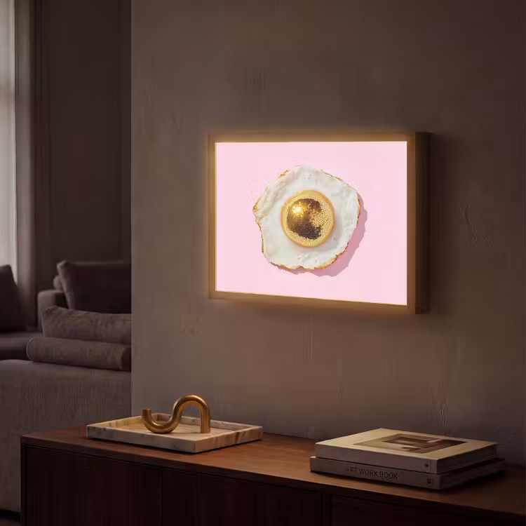 Lightbox - Wandlamp - Ei - Disco - Ontbijt - Glitter — 2