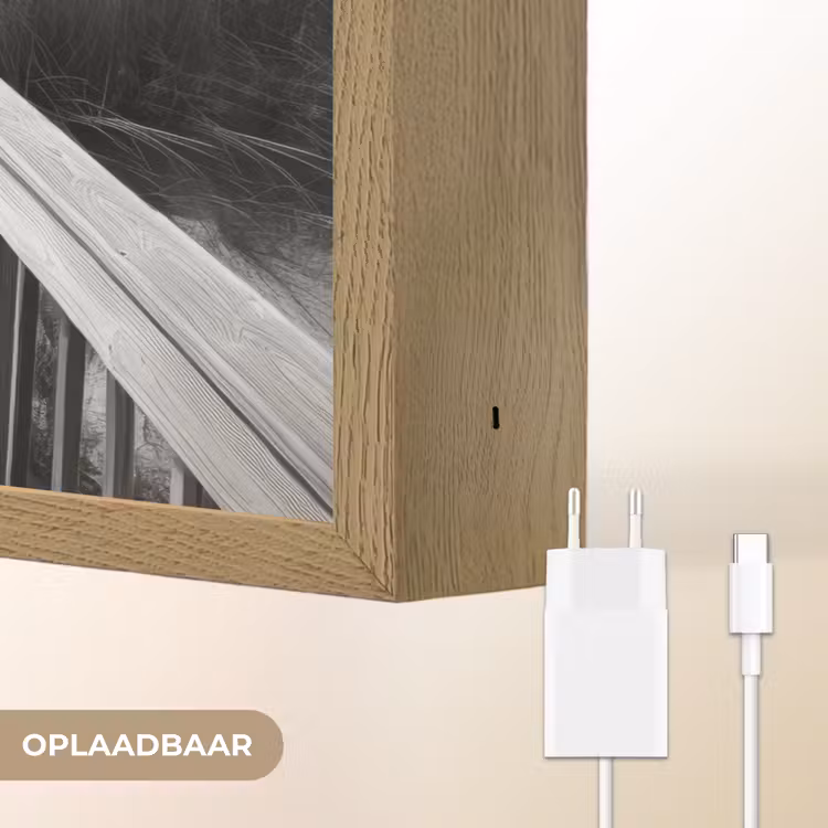Lightbox - Wandlamp - Loopbrug - Hout - Strand - Zee — 7