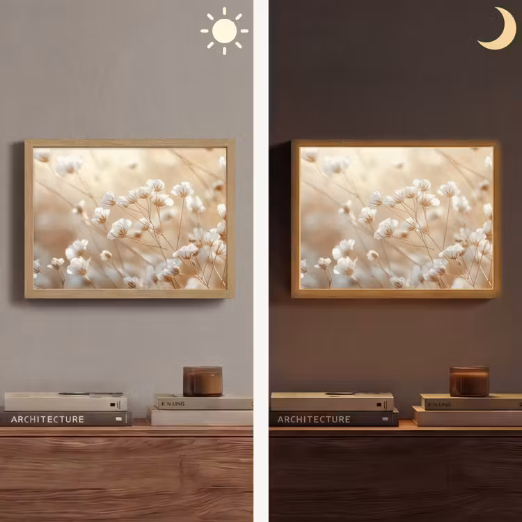 Lightbox - Wandlamp - Wilde - Bloemen - Wit — 6
