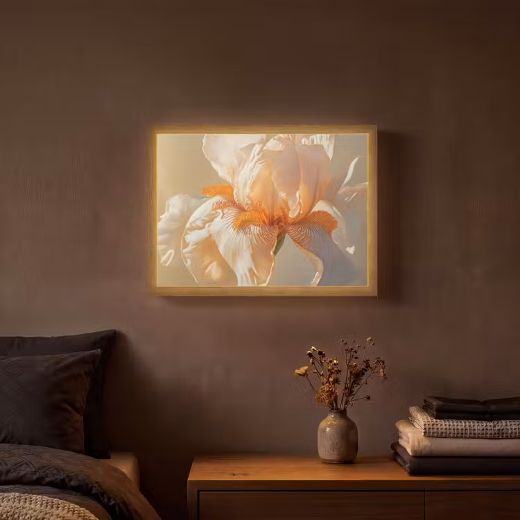 Lightbox - Wandlamp - Close up - Oranje - Iris — 3