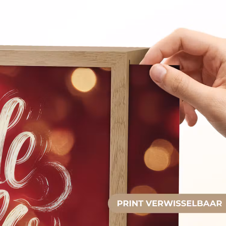 Lightbox - Wandlamp - Jingle - Bells - Kerst - Rood — 5