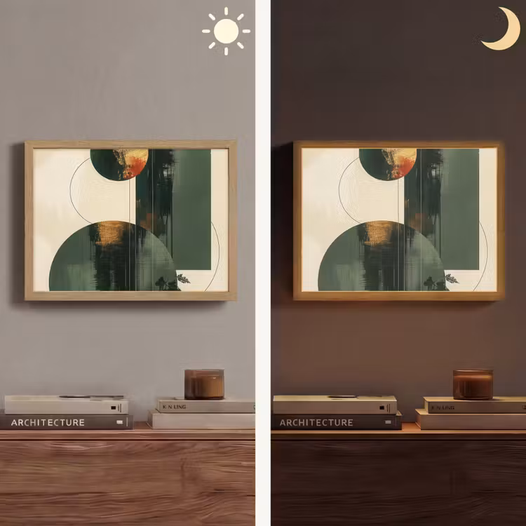 Lightbox - Wandlamp - Kunst - Cirkels - Modern - Abstract — 6
