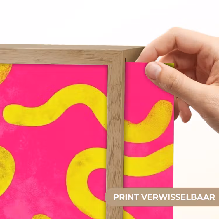 Lightbox - Wandlamp - Lijn - Geel - Abstract — 5