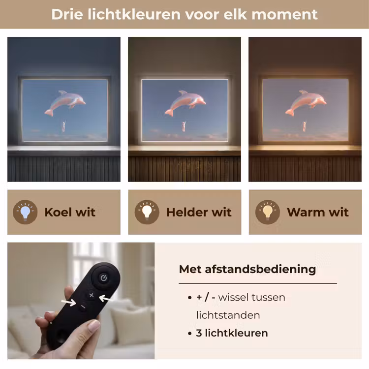 Lightbox - Wandlamp - Dolfijn - Roze - Astronaut — 8