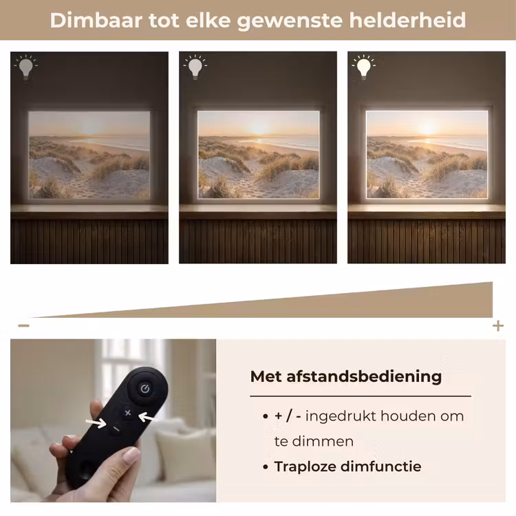 Lightbox - Wandlamp - Duinen - Strand - Zee — 9