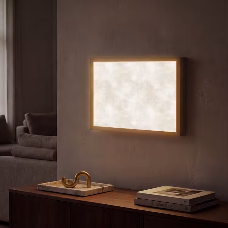 Lightbox - Wandlamp - Subtiel - Structuur - Beige — 2