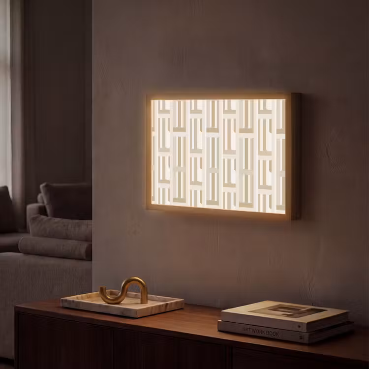 Lightbox - Wandlamp - Modern - Geometrisch - Beige — 2