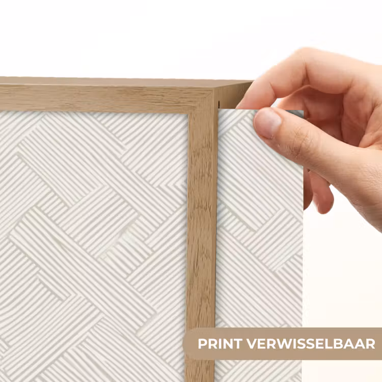 Lightbox - Wandlamp - Textuur - Abstract - Beige — 5