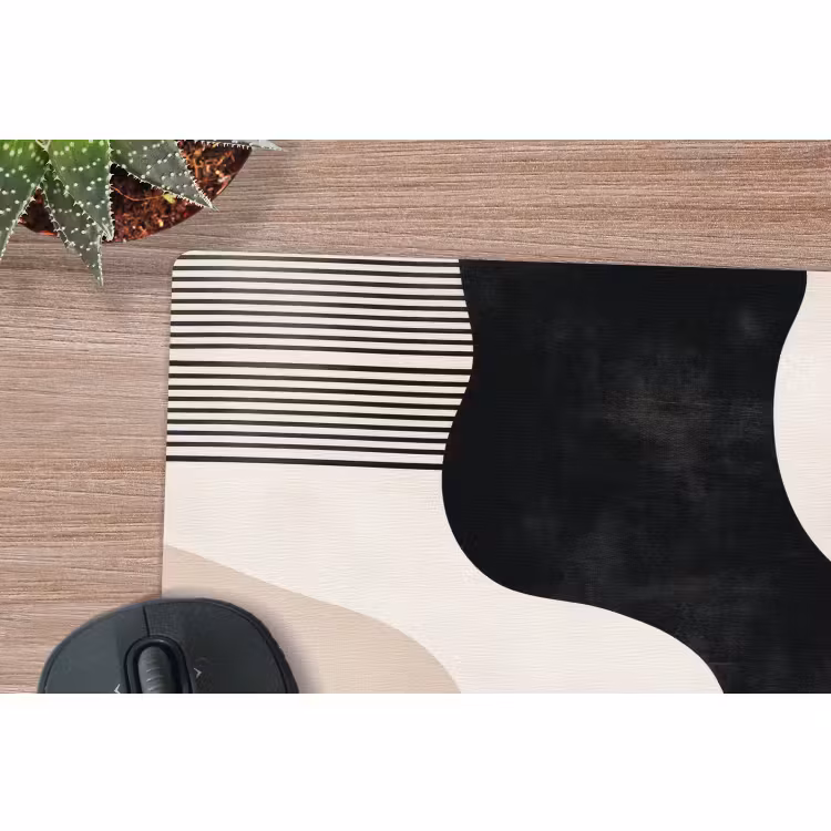 Muismat - Abstract - Japandi - Beige - Modern — 5