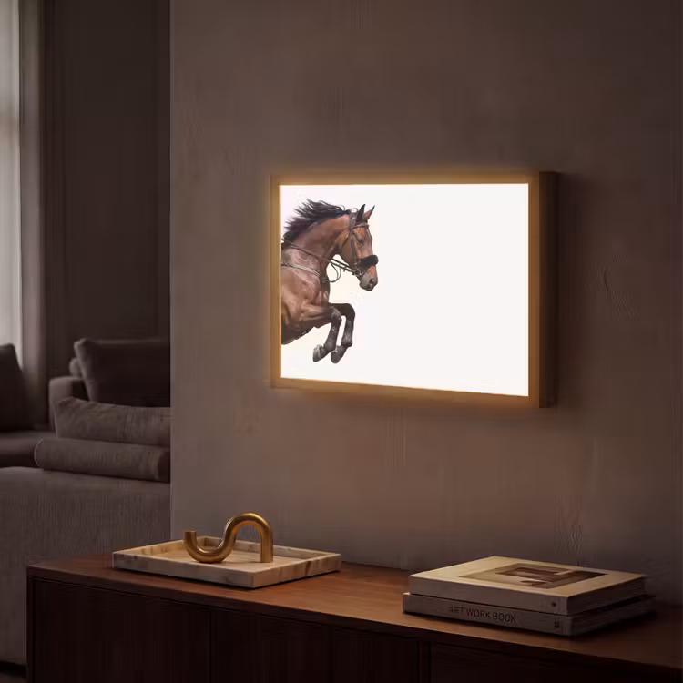 Lightbox - Wandlamp - Paard - Springen - Modern — 2