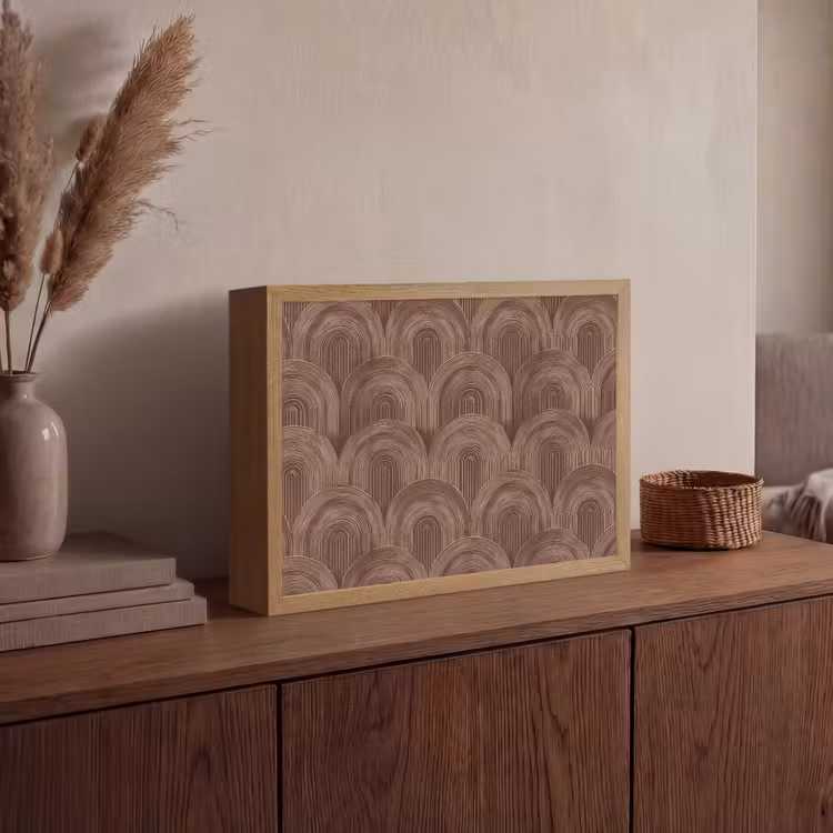 Lightbox - Wandlamp - Ritmisch - Effect - Bruin — 4