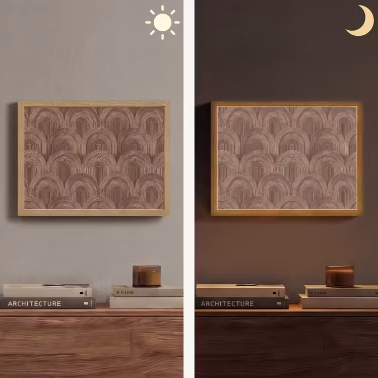 Lightbox - Wandlamp - Ritmisch - Effect - Bruin — 6