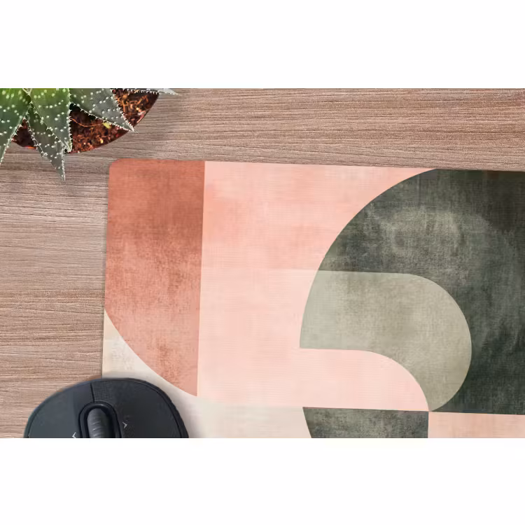 Muismat - Cirkel - Abstract - Roze — 5