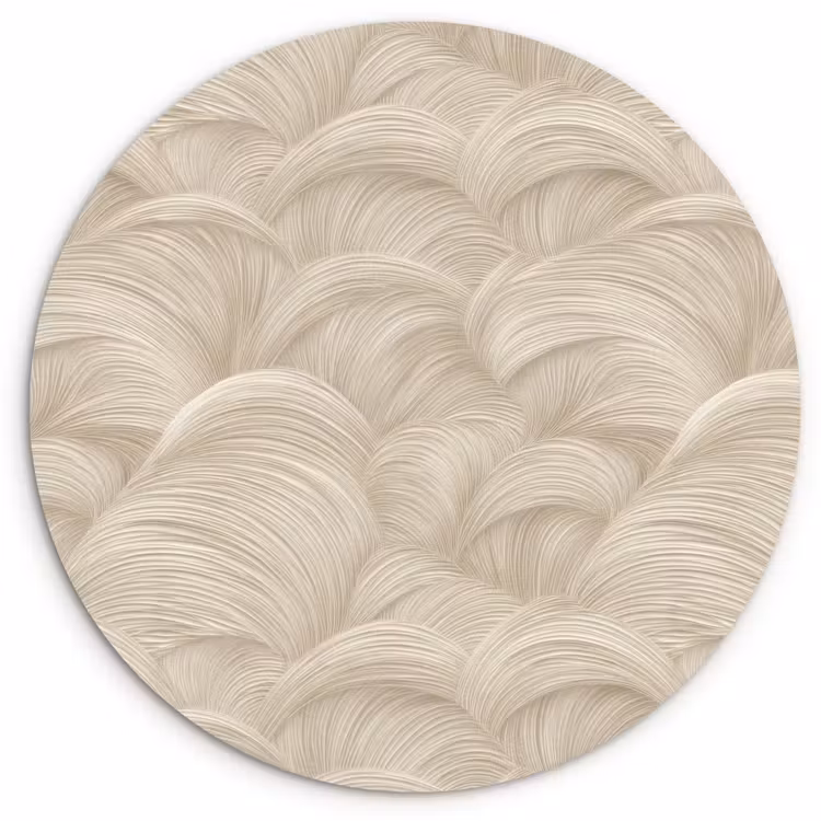 Muurcirkel - Bogen - Patroon - Beige — 1