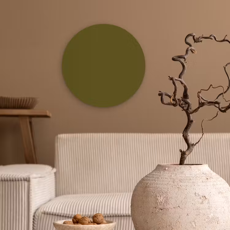 Muurcirkel - Dark - Olive - Groen — 2