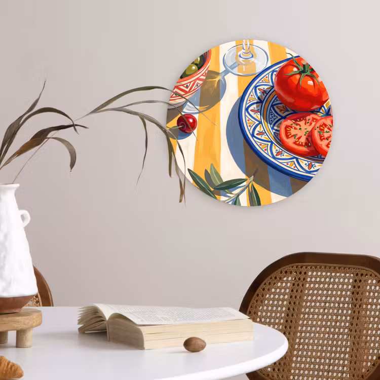 Muurcirkel - Fruit - Groenten - Kunst — 4