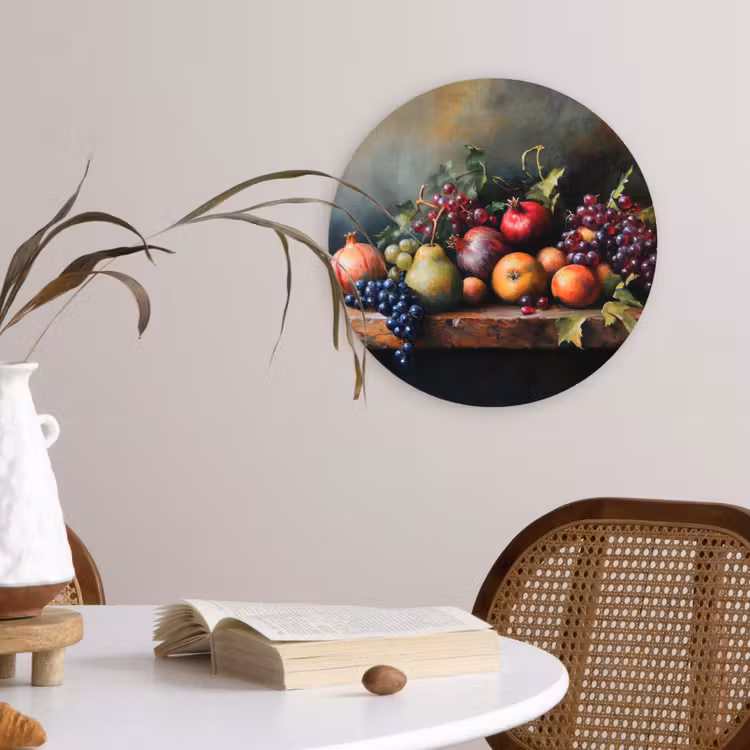 Muurcirkel - Rustiek - Stilleven - Fruit — 4