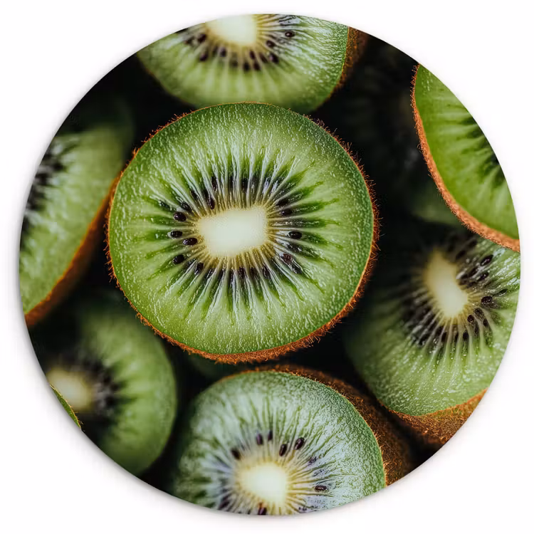 Muurcirkel - Kiwi - Fruit - Groen — 1