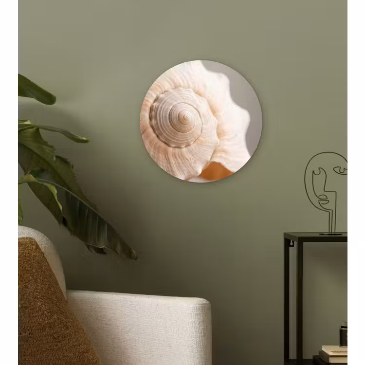 Muurcirkel - Schelp - Detail - Beige — 3