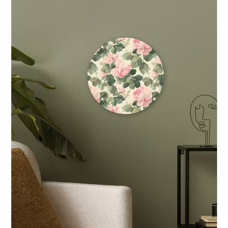 Muurcirkel - Rozen - Botanisch - Roze — 3