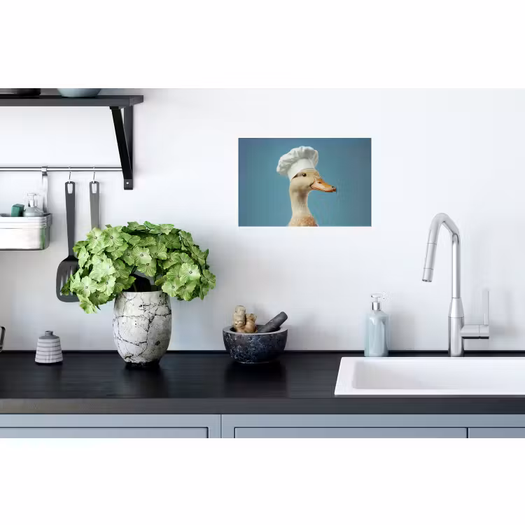 Muursticker - Eend - Koksmuts - Cute - Vogel — 2