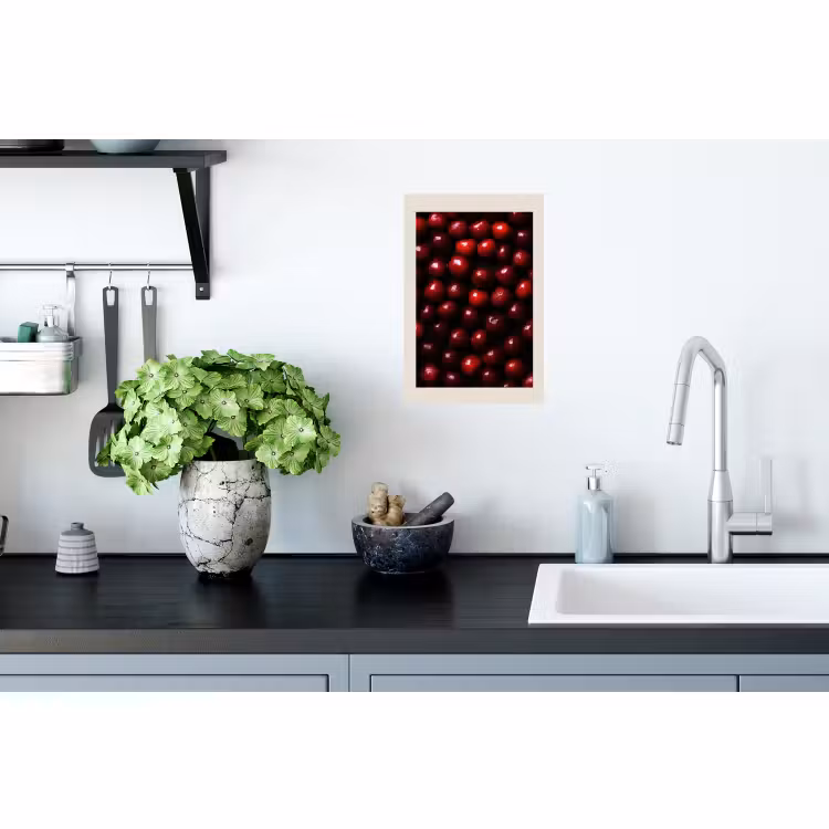 Muursticker - Kersen - Rood — 2