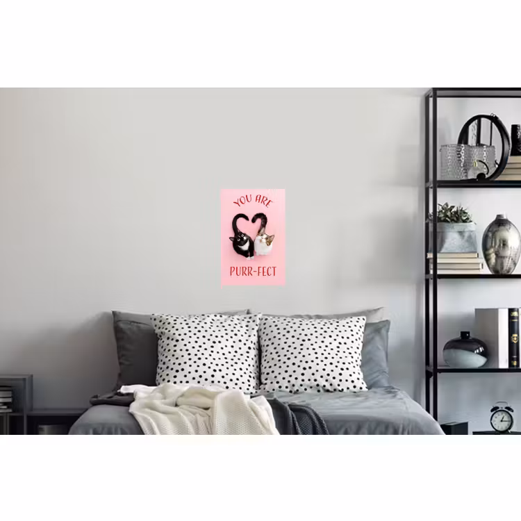 Muursticker - Kat - Hart - Tekst - Valentijn — 5