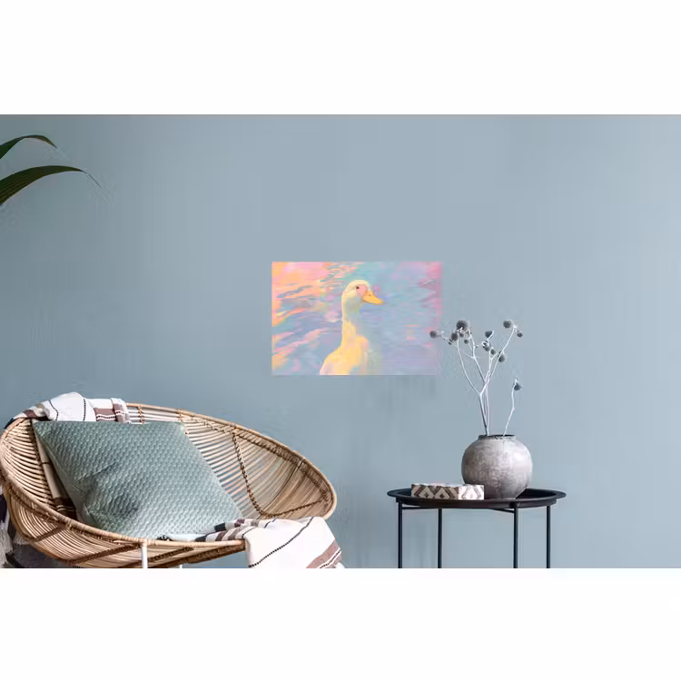 Muursticker - Eend - Zonnebril - Water — 4