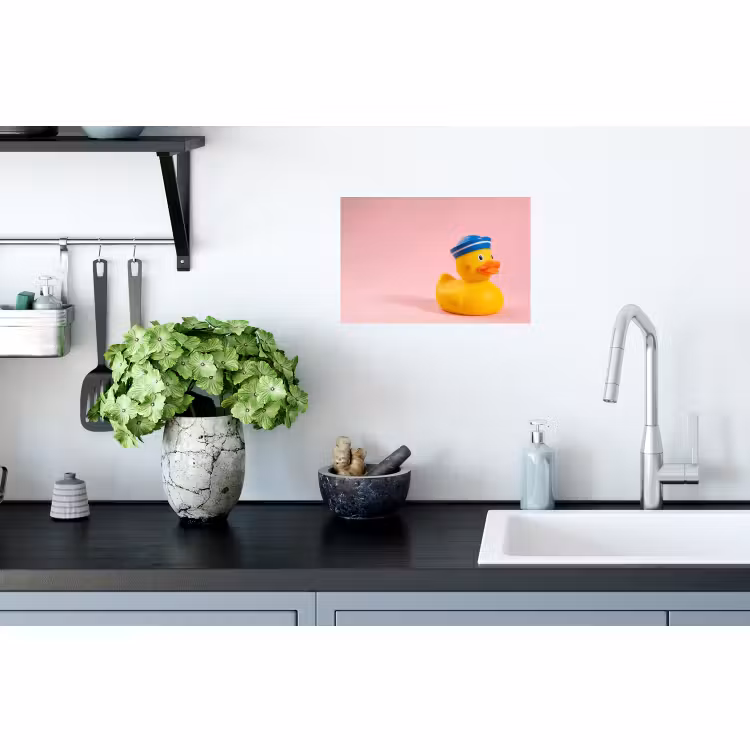 Muursticker - Matroos - Eend - Roze — 2
