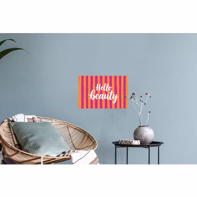 Muursticker - Modern - Hello - Oranje — 4