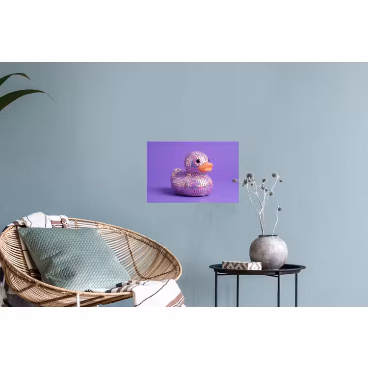 Muursticker - Disco - Eend - Paars — 4